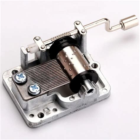 hand crank music box metal gears|Hand Crank Music Box Mechanism .